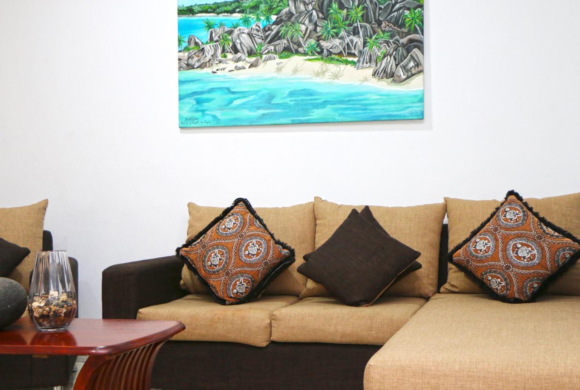 Appartamento Ocean Blue Bay Anse Volbert Village Esterno foto