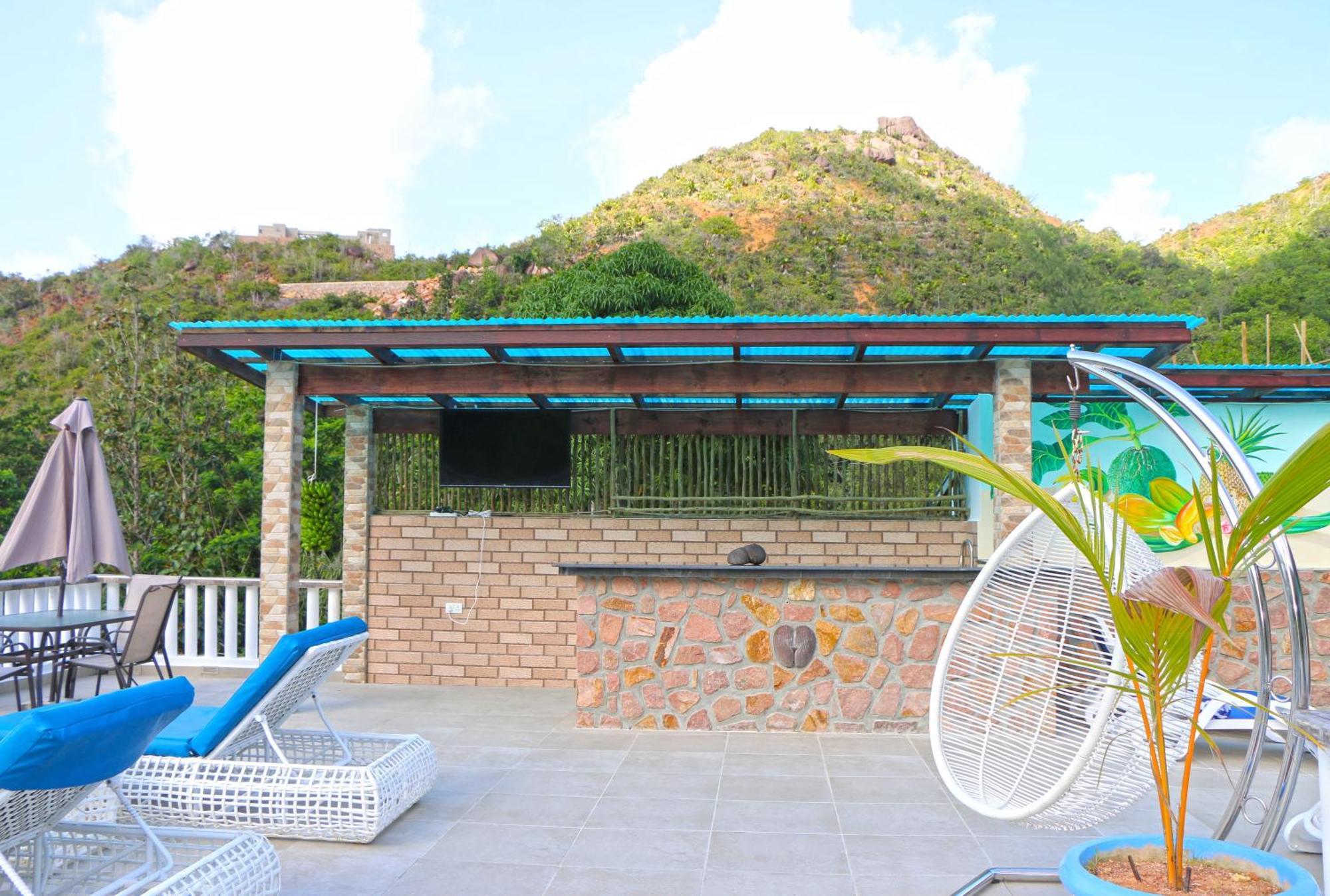 Appartamento Ocean Blue Bay Anse Volbert Village Esterno foto