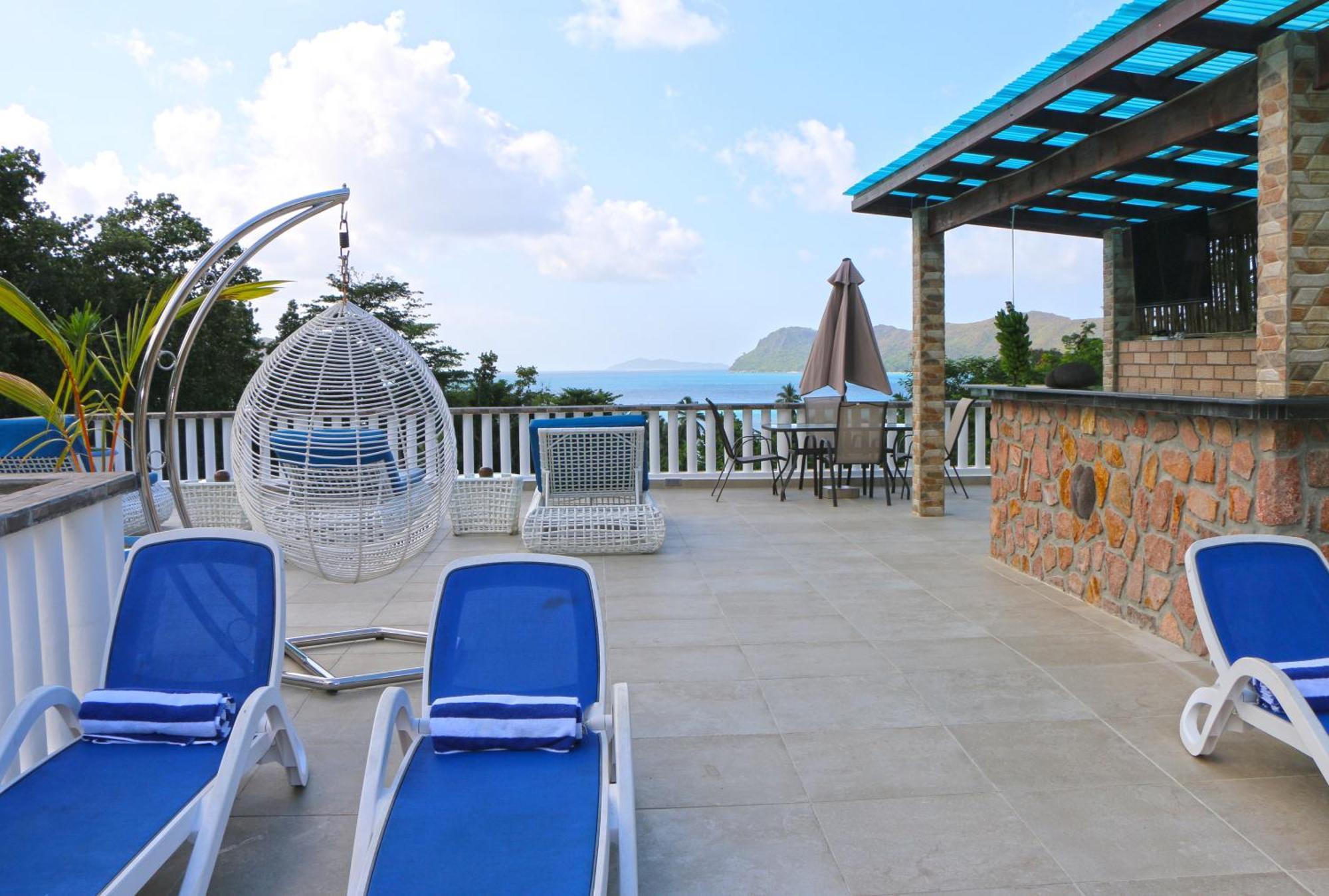 Appartamento Ocean Blue Bay Anse Volbert Village Esterno foto